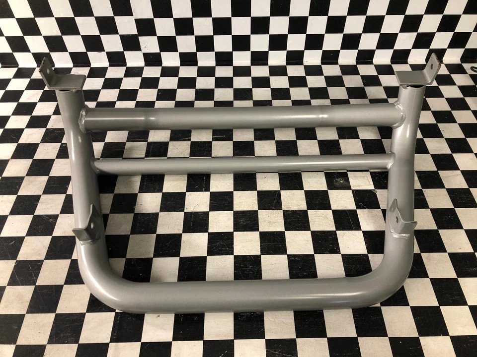 2001-2002 Can-Am Bombardier Traxter 500 Quest 650 OEM Silver Rear Bumper 01 02 - Image 2 of 4