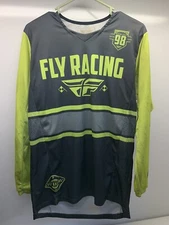 Fly Racing Kinetic Jersey Size Small / pants Size Youth 24 Combo Grey/ Green