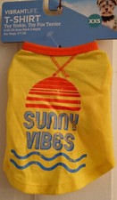 Adorable! Pet Spring/Summer Tshirt by Vibrant Life Dog T-Shirt Size XXS -So Cute