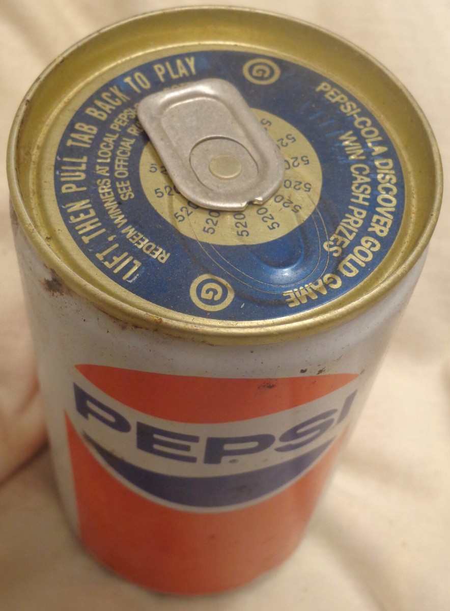 Pepsi Can - @1980's - Discover Gold Game - 12 Ounce - Cheraw, S.C.