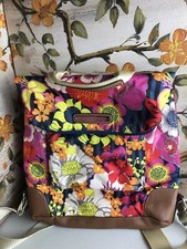 Mochila Lily Bloom Flores Vibrantes Jardín Estado Estampado ECO Bolso Karma Bloom Nueva con Etiquetas