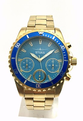 STUKA BRAND, QUARTZE ANALOGUE CHRONOGRAPH METAL WATCHES-04