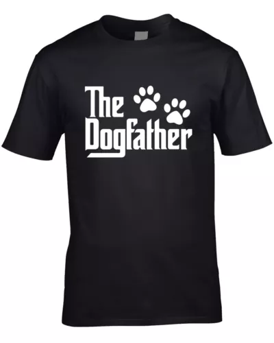 The Dog Father Mens T-Shirt Funny Gift Dad Puppy Father's Day Animal For Him