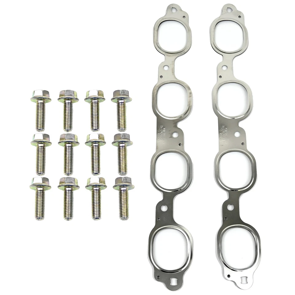 GM 12657093 Gen V colector de escape juntas de cabezal con pernos 2014+ LT1 5,3 L 6,2 L Foto 2 de 4