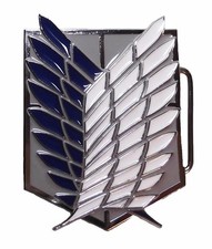 ATTACK ON TITAN Logo Metal/Enamel BELT BUCKLE