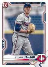 2021 Bowman Draft #BD-161 Steven Hajjar TWINS