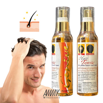 GENIVE Tonic Hair Spray Regrowth Serum Long Hair Thick Fast Beard Eyebrows 120ml