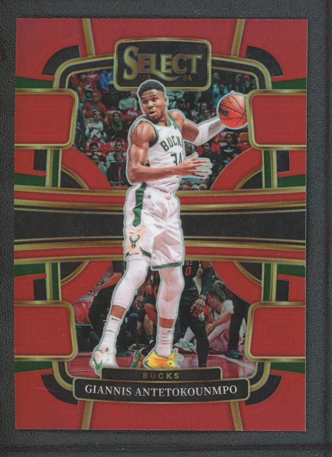 2023-24 GIANNIS ANTETOKOUNMPO 061/199 PANINI SELECT CONCOURSE RED