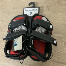Rugged Bear Boy's Open Toe Sport Dino Sandals - Size 5