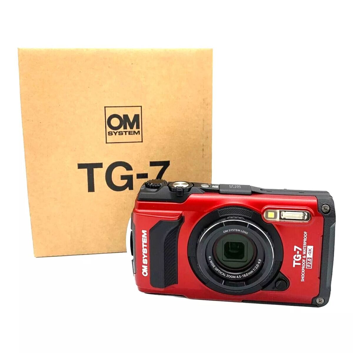 Olympus OM SYSTEM Tough TG-7 Digital Camera (Red) V110030RU000 50332195400 | eBay Olympus OM SYSTEM Tough TG-7 Digital Camera (Red) V110030RU000 50332195400 | eBay
