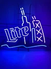 Miller Lite Beer Chicago Windy City Vintage 1990’s Neon Lit Bar Sign Rare Color