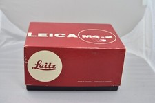 Leica M4-2 Inner and outer boxes with packing foam, Made in Canada, mint