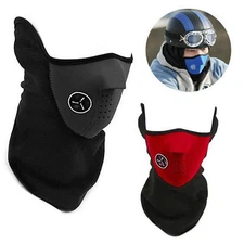 Motorcycle Cycling Half Face Mask Windproof Veil Snow US FAST