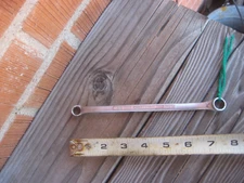 1960s = CRAFTSMAN = 3/8" x 7/16" Offset Box End Wrench =V= Series x 12 Pt USA