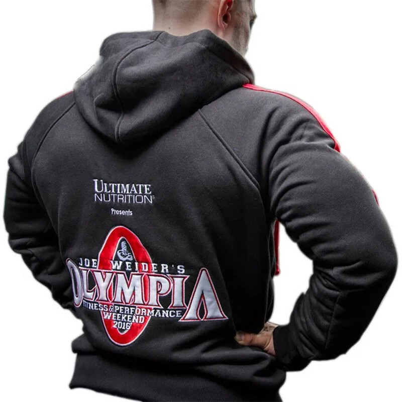 Mr.Olympiaパーカー 2025 New Olympia Mens Zipper Hoodies Fashion Casual Male Gyms
