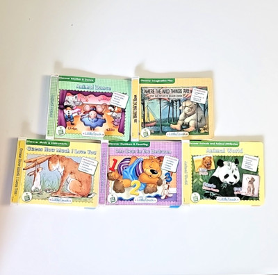 Lot Of 5 Little Touch Library Baby Leap Frog Replacement Books (No Cartridges)