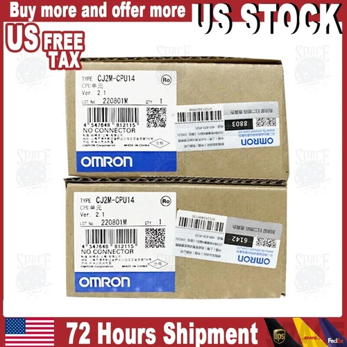 New Original Omron CJ2M-CPU14 PLC Module CPU Unit CJ2M-CPU14