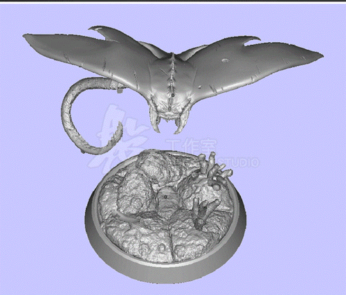 Alien Bat Manta 3D Unpainted Figure Model GK Blank Kit New Hot Toy In Stock - Picture 3 of 12