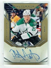 14-15 UD Upper Deck Ultimate Signatures  Brett Ritchie  Rookie  Auto