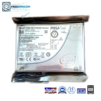 SSDPE2ME012T4D Intel Dell P3600 Series 1.2TB 0CPDPW 2.5'' PCIe 3.0 NVMe,U.2 SSD