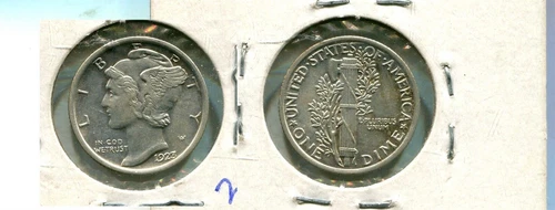 1923 P MERCURY HEAD SILVER DIME CH BU 3016T