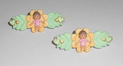 Vintage Polly Pocket Mini - Klein Lulus Haarspangen 1990