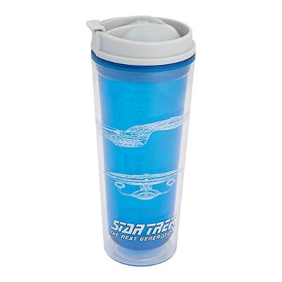 Vandor Star Trek Captain Picard Becher aus Keramik, 530 ml, Rot