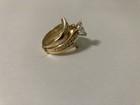 Ladies Diamond Ring - w/3 Bands (14Kt Yellow Gold). Ring Size: 5 — photo 2