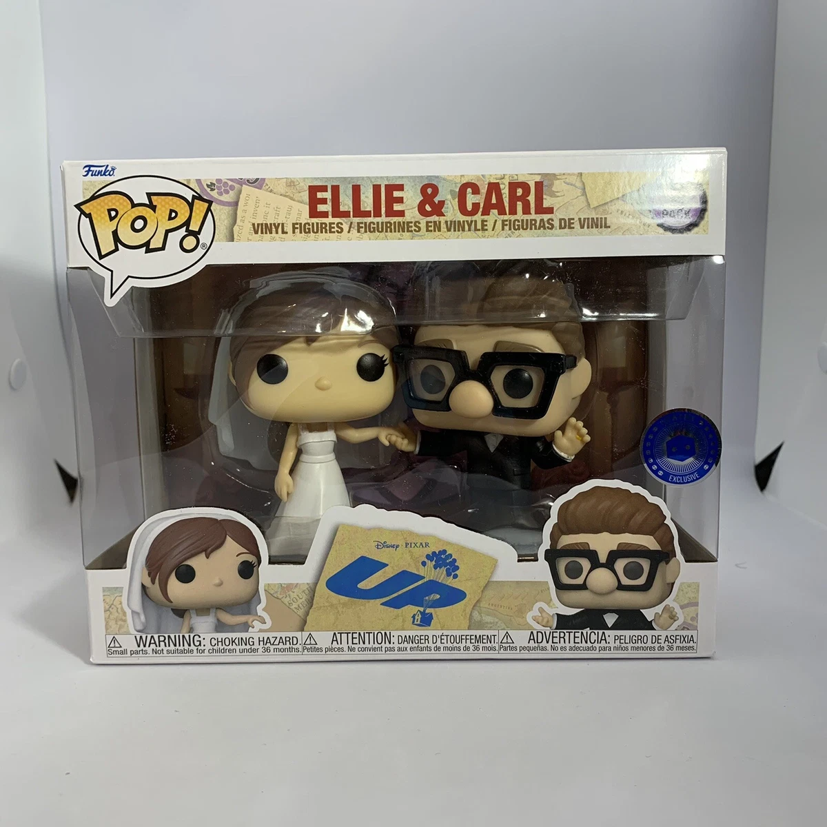 Disney Pixar, Up, Ellie & Carl, Funko Pop 2 Pack