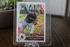 2021 Panini Prizm Draft Picks Chayce McDermott #PDP132 WHITE SPARKLE SSP /20