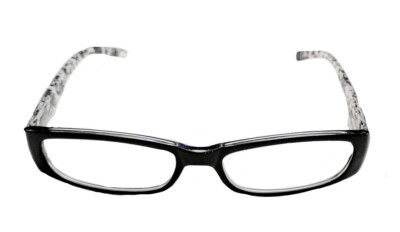 Foster Grant Maura BLK/WHT FLORAL Women's Reading Glasses 2PK!! +1.75, +2.50