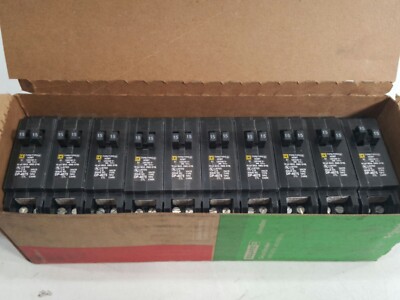 Square D By Schneider 15A Electric HOMT1515CP Homeline Tandem Cir Breaker QTY-10
