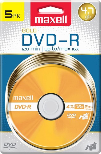 Maxell Superior Archival, 16x Recording Speed Write Once Format DVD-R - 4.7 Gb - Picture 2 of 22