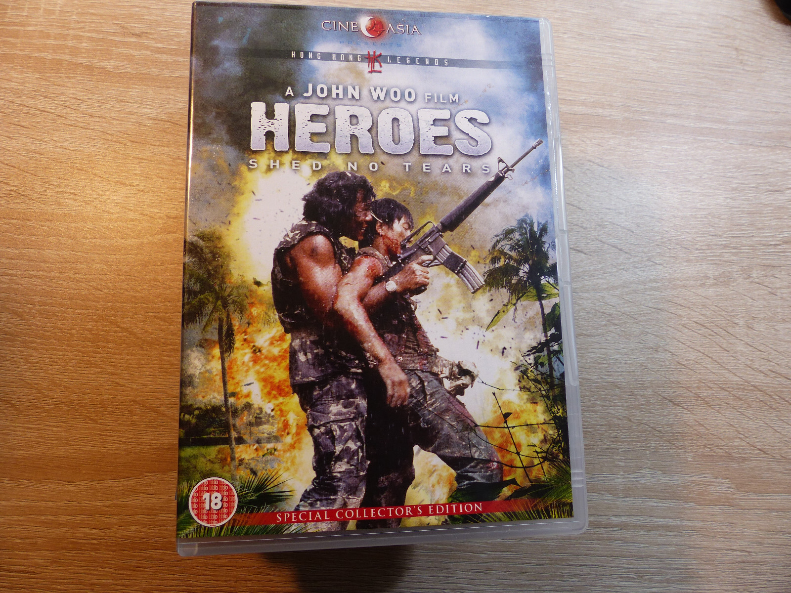 HEROES SHED NO TEARS DVD JOHN WOO CINE-ASIA / HONG KONG LEGENDS