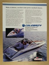 1989 Celebrity 215 SE Cuddy Cabin Boat vintage print Ad
