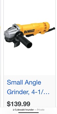 Dewalt grinder
