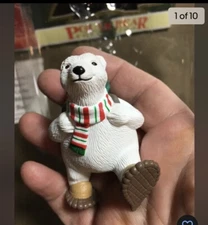 1994 COCA-COLA Polar Bear Collection NORTH POLE DELIVERY Christmas Ornament Coke