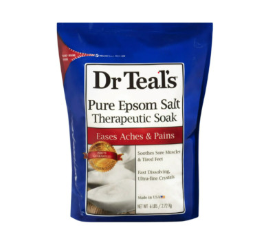 Dr Teal's Pure Epsom Salt Soak, Therapeutic, Fragrance Free, 6 lbs