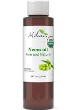 MILANIA Premium Organic Neem Oil Virgin, Cold Pressed, Unrefined 100% Pure Na...