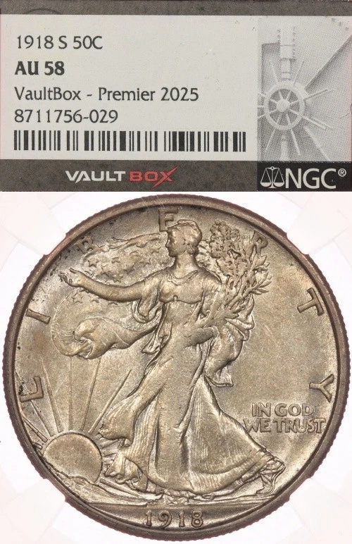 AU 58 Graded Liberty Walking Half Dollars (1916-1947) for sale | eBay