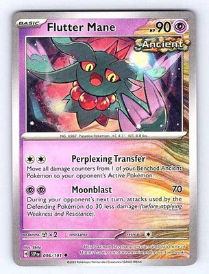 Flutter Mane 096/191 Surging Sparks Common NM Pokemon TCG