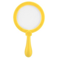 Plastic Handheld Kids 3X Magnifying Glass Magnifier With Stand Children