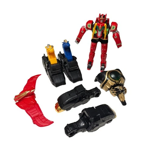 Vintage MMPR Thunder Megazord 1994 Bandai Incomplete Parts Lot Thunderzords