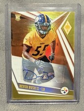 2019 Panini Phoenix - Rookies Devin Bush II #165 Orange Autographs /50 (AU, RC)