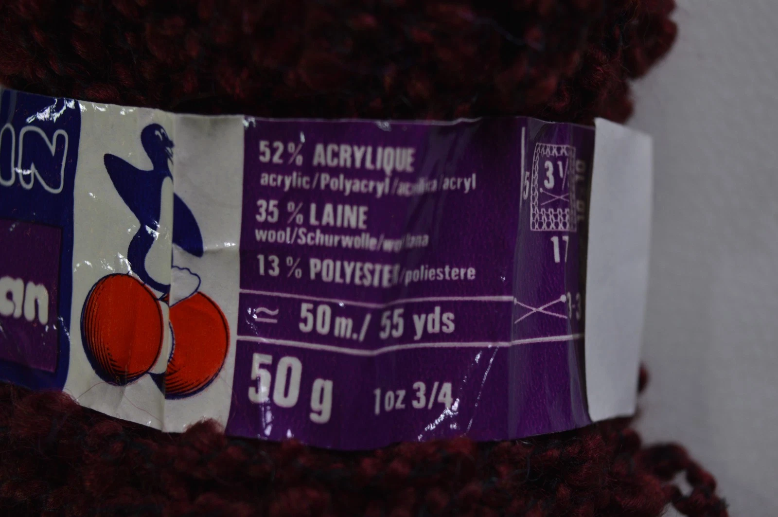 Pingouin Astrakan Luxury Yarn Lot of 12 Vintage RARE HTF 55 yards image 5