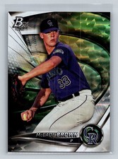 2022 Bowman Platinum #TOP-36 McCade Brown Top Prospects Emerald Ice Foilboard