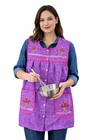 Dona Lucha Embroidered Mexican Apron for Women | Adult | Floral Embroidery