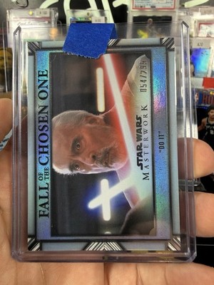 2025 Topps Star Wars Masterwork Do It Fall of the Chosen One Rainbow Foil /299