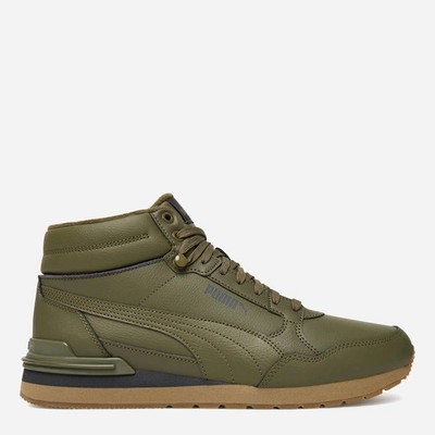 Puma ST RUNNER V4 MID Herren Grün Schuhe Sportschuhe Outdoor Alltag 40289306