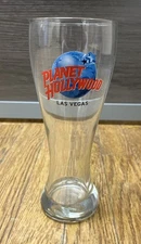 Planet Hollywood Ft Lauderdale Tall Pilsner Beer Glass Collectible Memorabilia